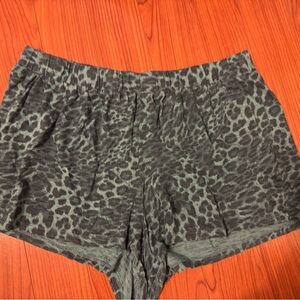 Torrid blue Leopard Print Sleep Shorts
